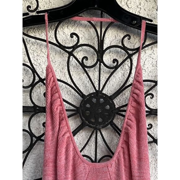 Free People Beach Honey Sweater Midi Dress - Size Small- Pink - Picture 4 of 10